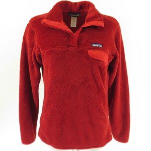 Patagonia Red Re-Tool Snap-T® Fleece Pullover